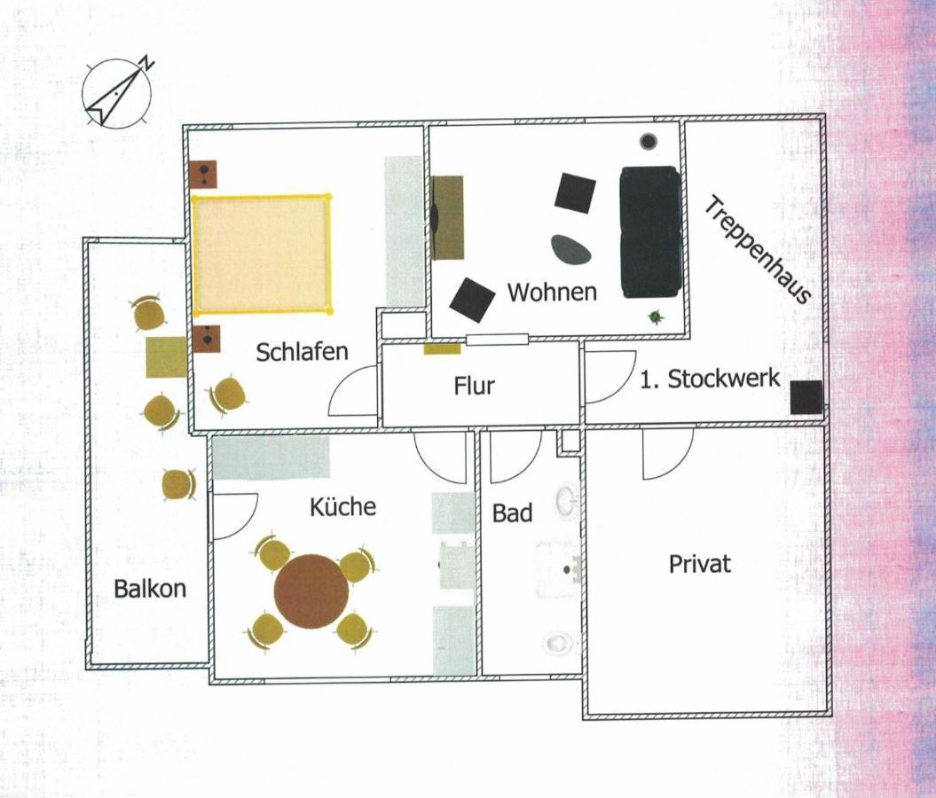 Ferienwohnung Muench Mit Balkon Großheubach 外观 照片